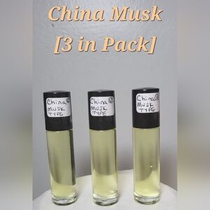 China Musk (U) Type - 1/3 Oz. Scented Body Oil (3pk)